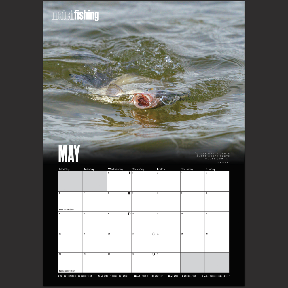Exclusive Match Fishing Calendar - 2024