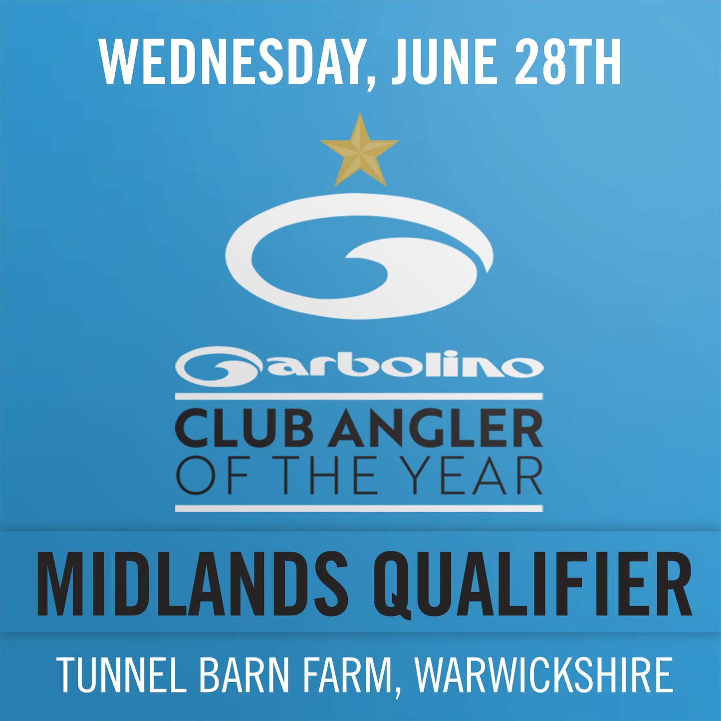 Garbolino Club Angler of the Year - Midiands Ticket